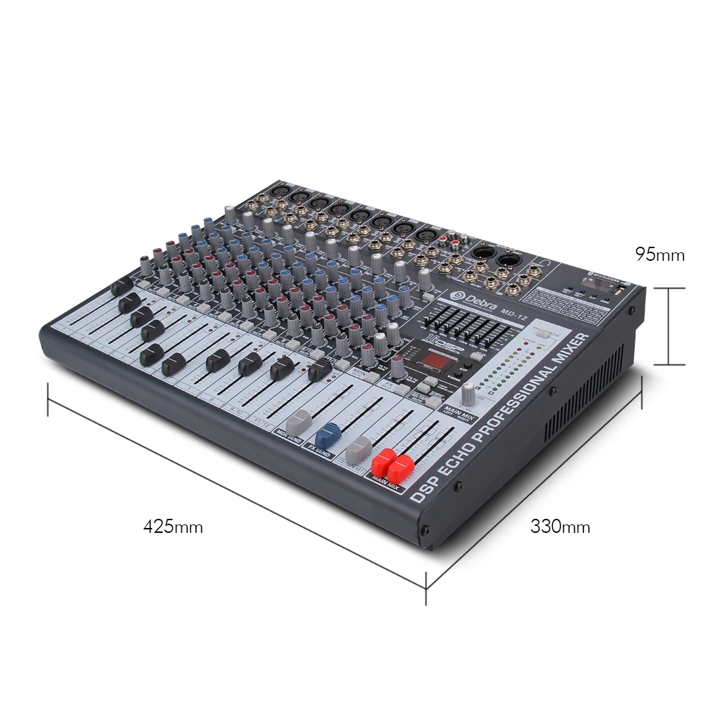 Good quality Clean sound!!! 12Channels Mixer