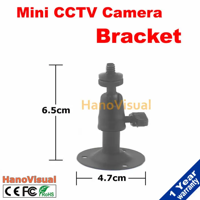 

Adjustable Mini CCTV Camera Bracket Gimbal Bracket Metallic Surveillance Camera Wall Mount Bracket Universal CCTV Camera Stand