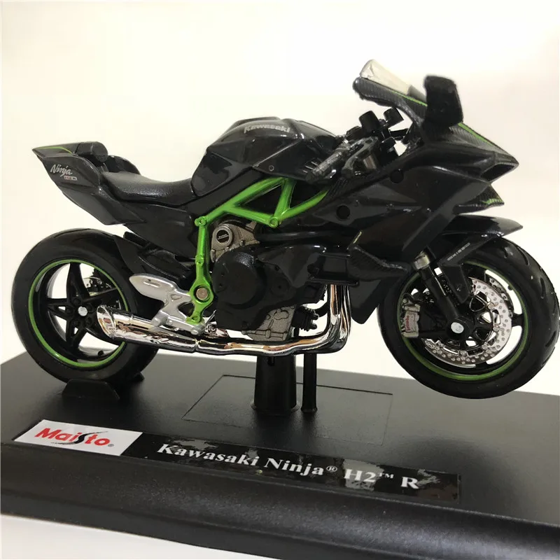 Maisto 1:18 KAWASAKI NINJA H2 R мотоцикл литья под давлением сплав модель игрушки черный ниндзя H2R мотоцикл коллекция подарок