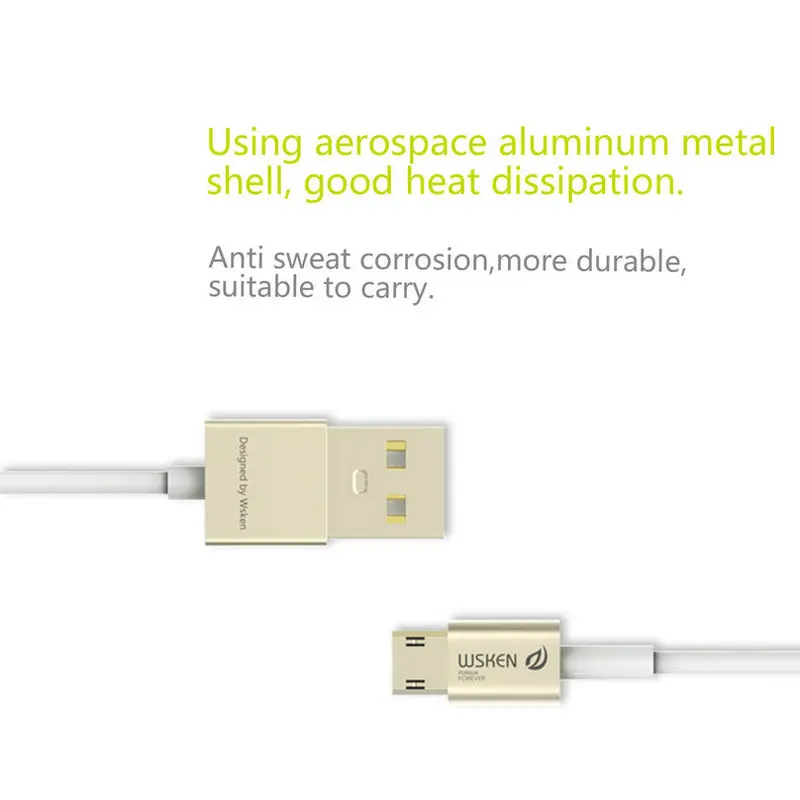 WSKEN Micro USB Data Charging Cable (4)