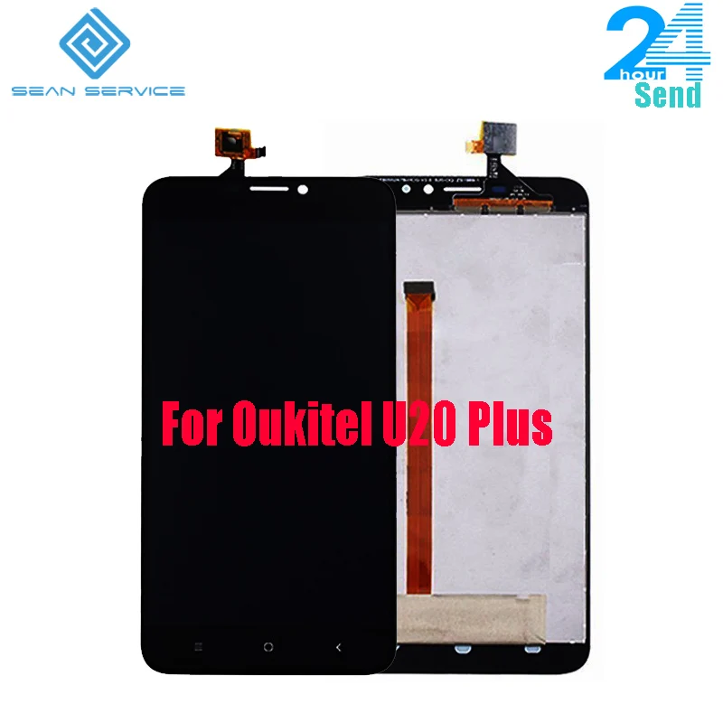 

For Original Oukitel U20 Plus Original LCD Display+Touch Screen Digitizer AssemblyU20 PLUS Quad Core 5.5 Inch Phone LCD Display