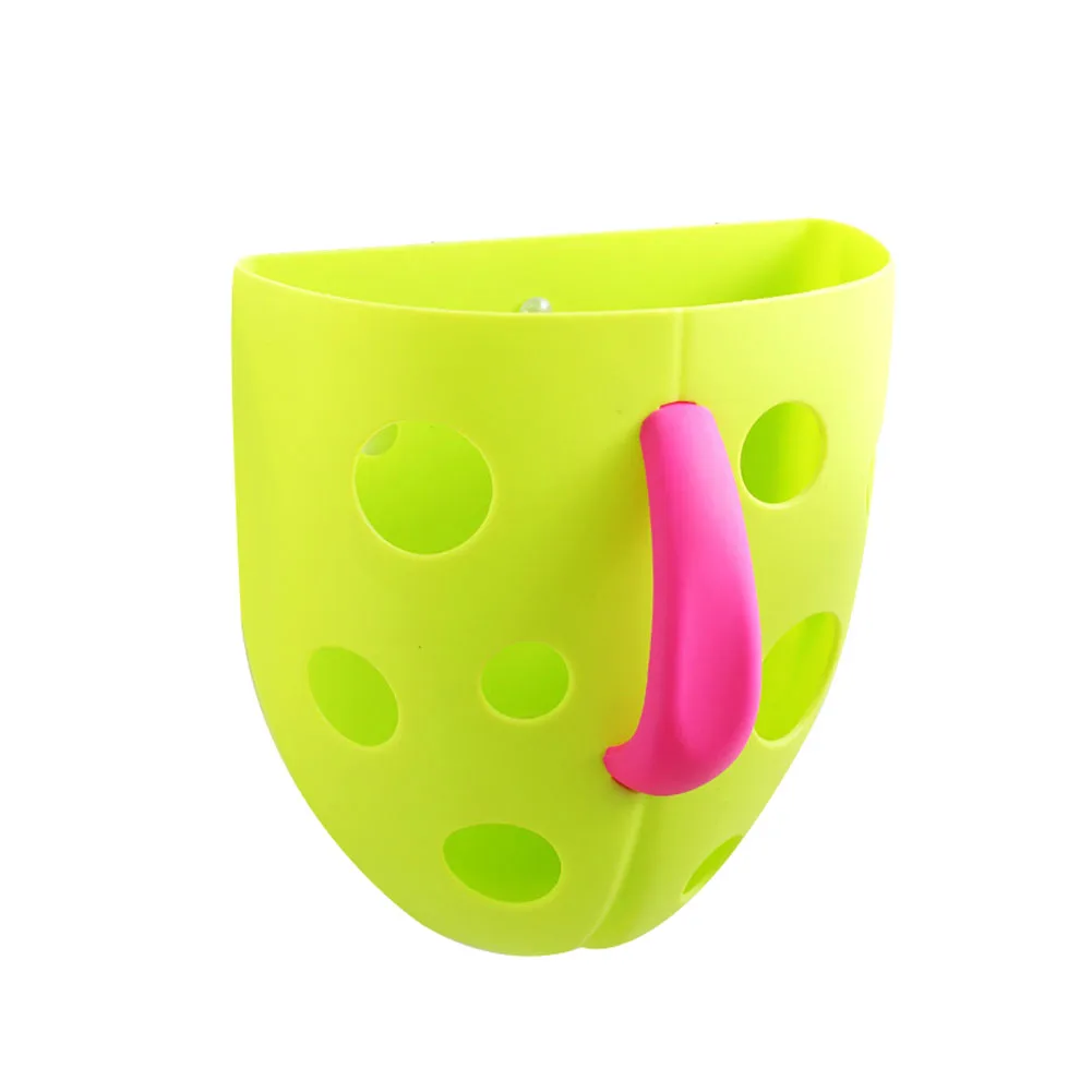 Детская пластиковая игрушка для ванной, органайзер, совок для хранения, подвесной органайзер для аксессуаров для ванной комнаты, 88 S7JN - Цвет: Зеленый