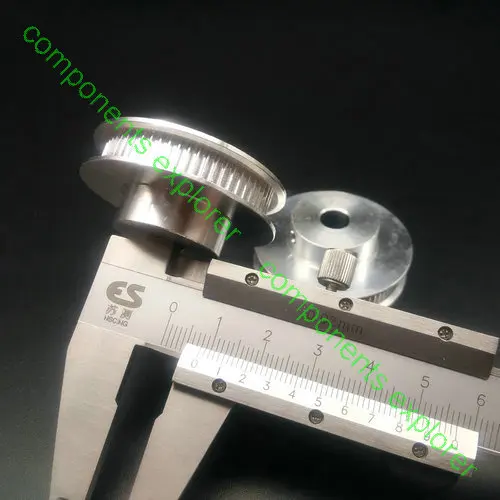 

2pcs GT2/2GT Timing pulley 60 Teeth 8mm Bore,6mm Width Belt for RS-CNC32
