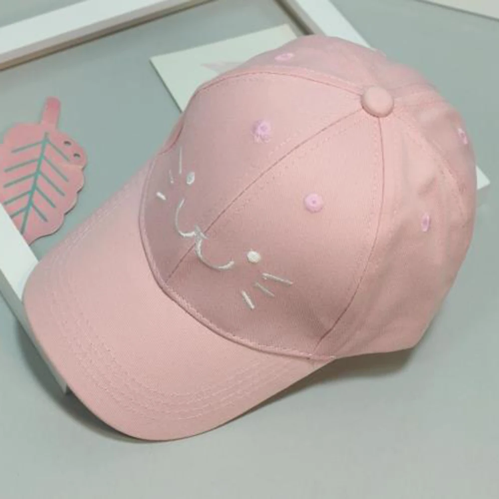 Модная Регулируемая бейсбольная Кепка Snapback с вышивкой милая мультяшная в стиле