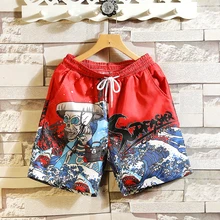 Быстросохнущие мужские пляжные шорты новые модные шорты для активного отдыха прямые удобные Бермуды мужские летние шорты брендовые большие размеры 5XL