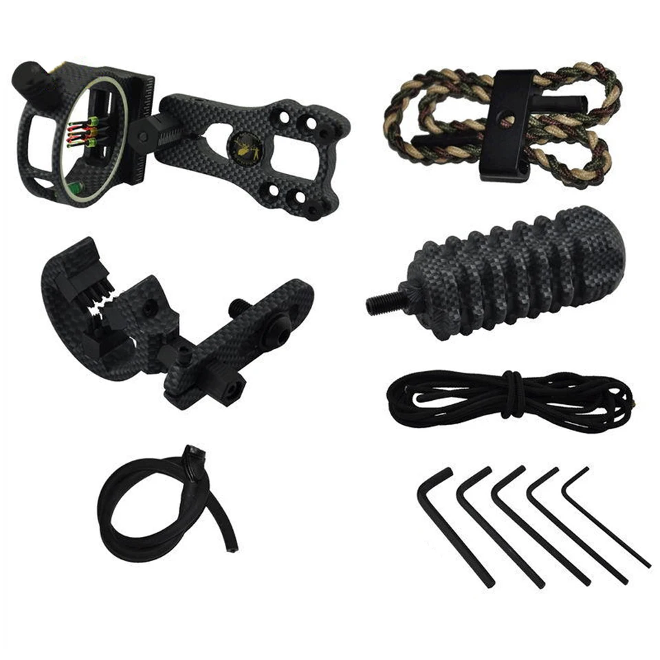 Arco de Tiro com Arco Combo Acessório Básico Ferramentas Vista Kits Seta Resto Estabilizador Composto Caça Arco Acessórios 5 Cor 7 arco acessório básico ferramentas vista kits seta