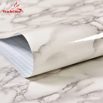 

PVC Marble Contact Paper for Countertops Kitchen Cabinet Vinyl Film Removable Self adhesive Wallpaper Home Decor Wall Stickers