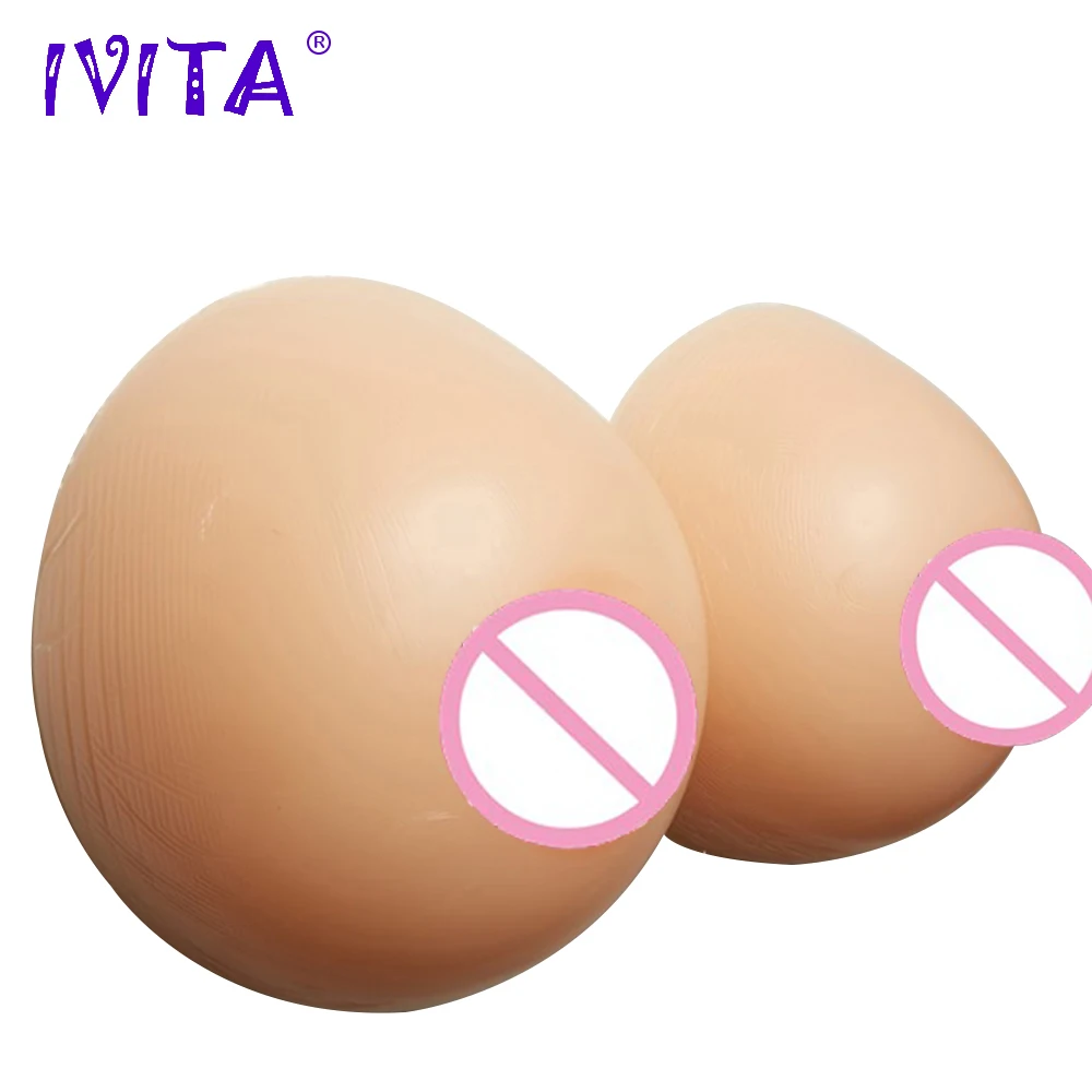 

IVITA 1200g Realistic Full Silicone Breast Forms Fake Boobs Enhancer Crossdresser Shemale Drag Queen For Crossdressers Breasts