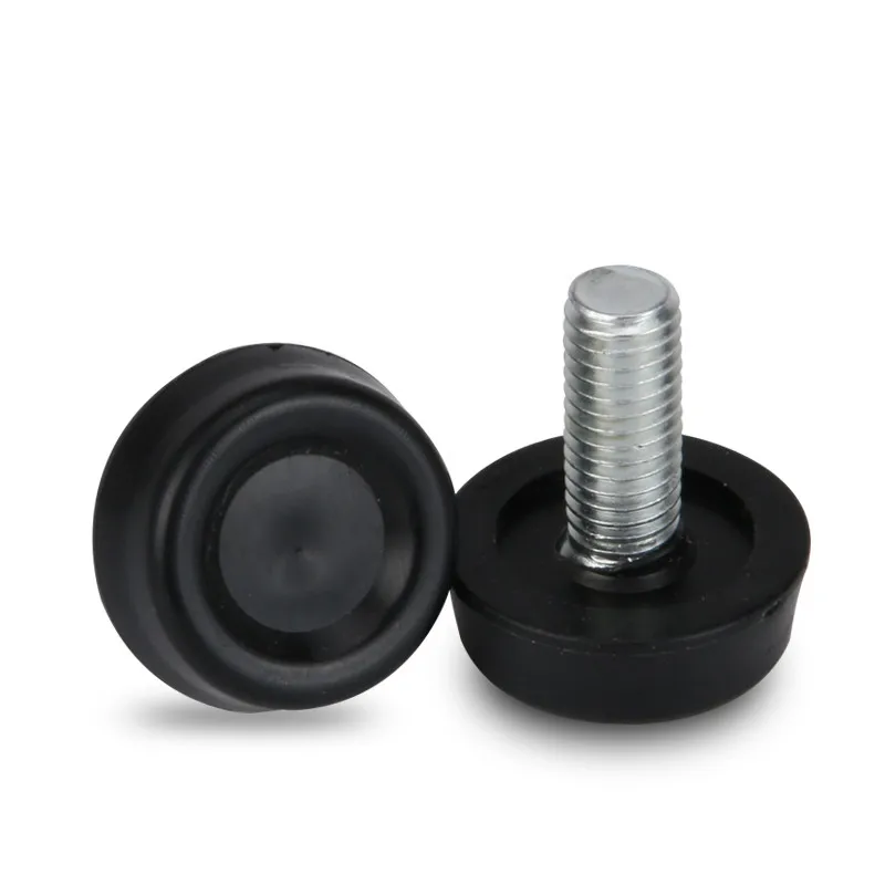 

5pcs Furniture Nylon Adjustable Screw Furniture Legs M6 Chair Table Leg Cover Rubber Foot Chair Leg Protector