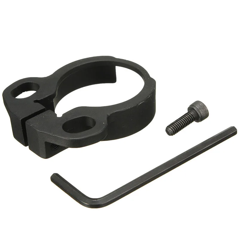 1Pcs Black Allen wrench Clamp on Single Point Sling Ambidextrous Buffer