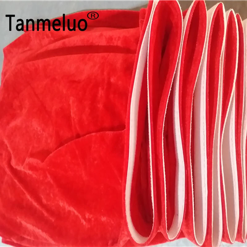 Thick Velvet Banquet Table Skirt Wedding Backdrop for Tablecloth Table Cover Event Party Stage Skirting Decoration