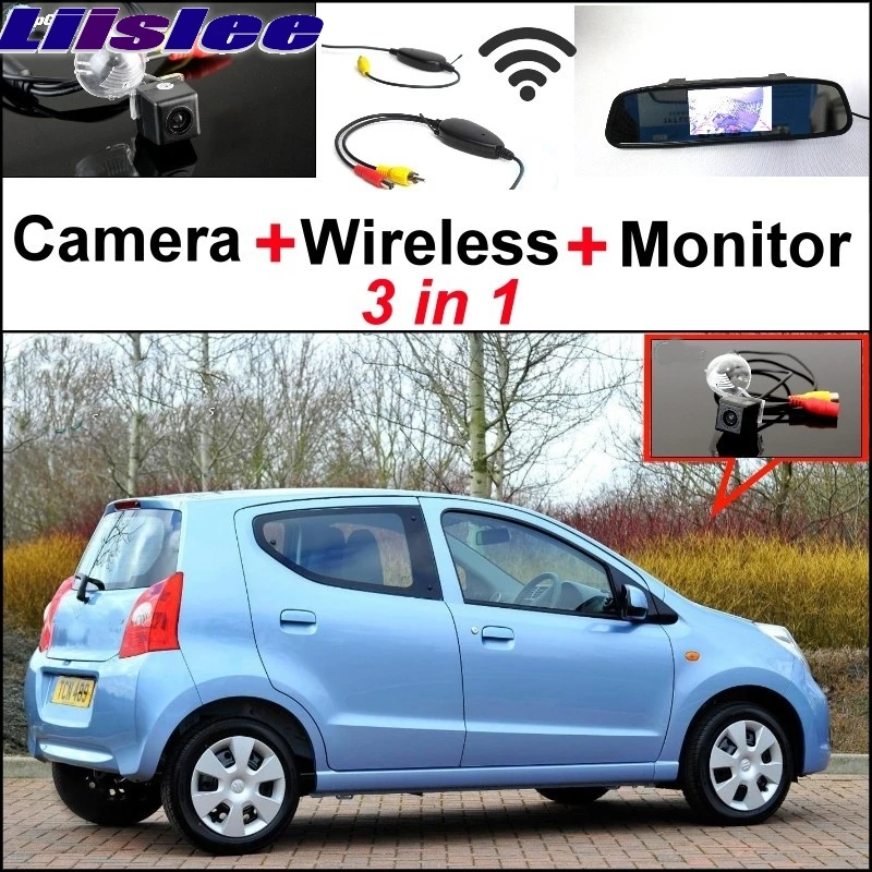 

Liislee Special Rear View Camera + Wireless Receiver + Mirror Monitor Back Parking System For Suzuki Alto HA25 MK7 2008~2014