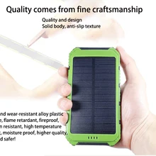 Солнечная энергия Банк dual usb 8000 мАч повербанк ляторной наружный для xiaomi power bank универсальный телефон, зарядное устройство