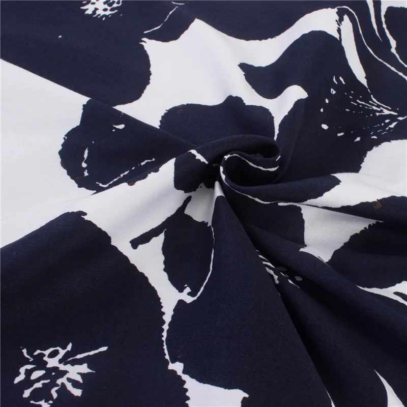 Kostlich 2017 Floral Print Autumn Winter Dress Women V-Neck Long Sleeve Hepburn 50s Vintage Dress Swing Elegant Party Dresses (13)