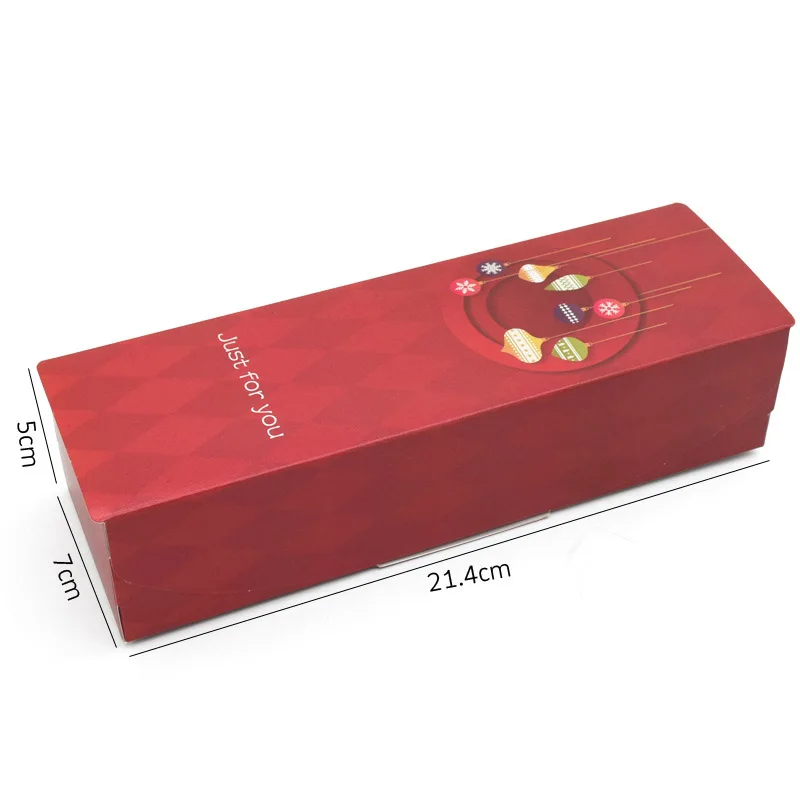 10 шт., креативная Подарочная коробка для выпечки торта, свадебные бумажные пакеты, коробка для конфет, печенья, Nougat, сумка-тоут, вечерние принадлежности - Цвет: R