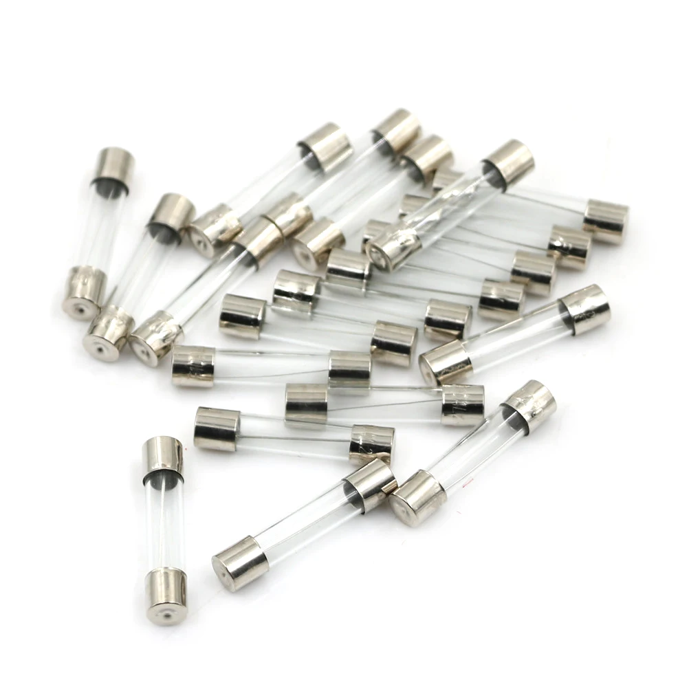 20pcs 250V Quick/Fast Blow Glass Fuse Fuses 5A 10A 15A 20A Assortment