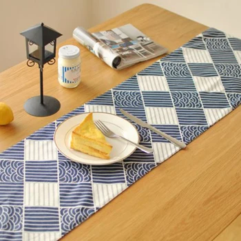 

Table Cloth Japan Style Cotton Linen Vintage Home Hotel Decor Restaurant Gadget Dining Table Decoration Accessories