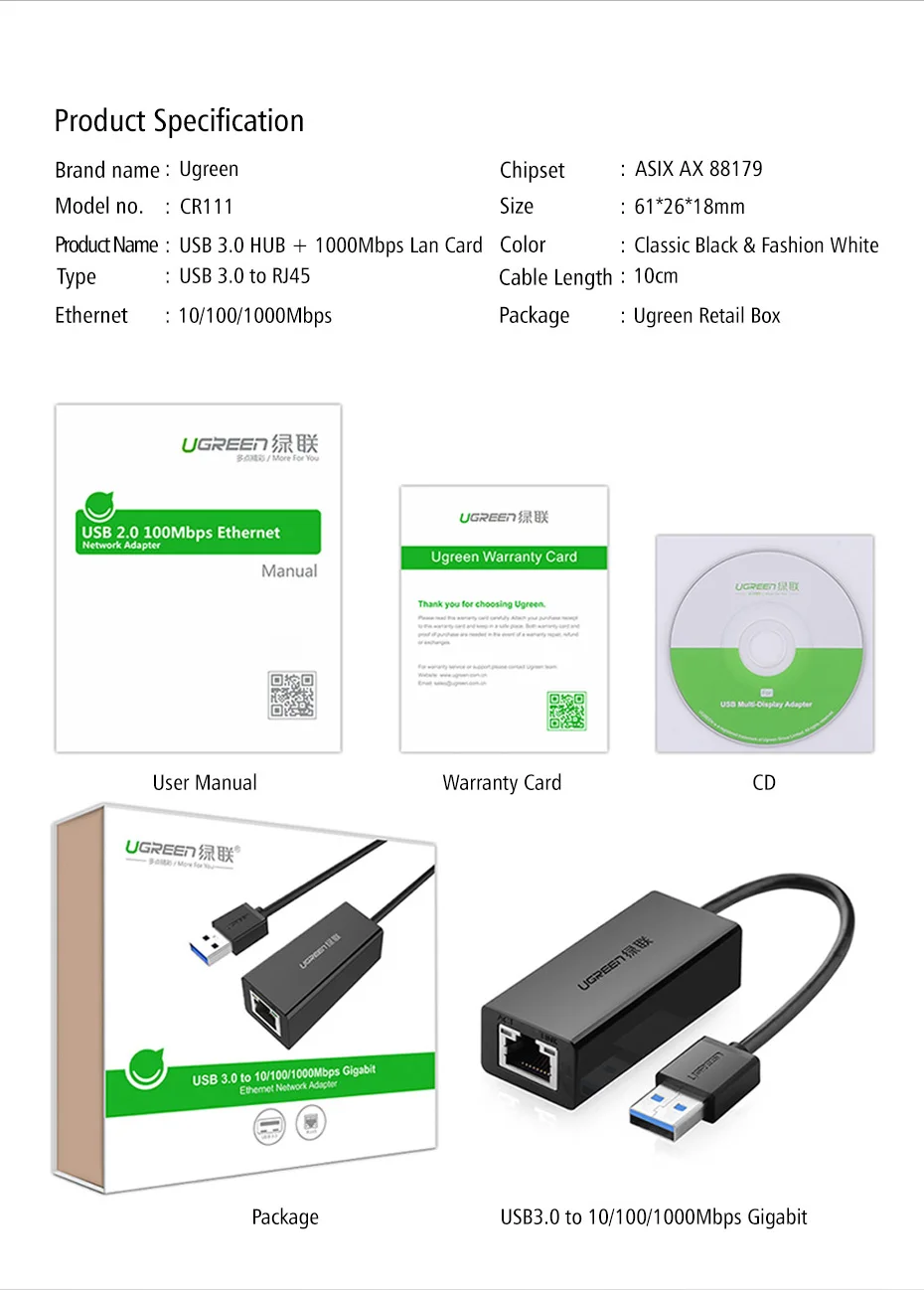 USB 3,0 1000 Мбит/с Gigabit Lan адаптер USB 3,0 RJ45 Ethernet Интернет сетевой карты для Windows 7/8/10/XP USB Ethernet