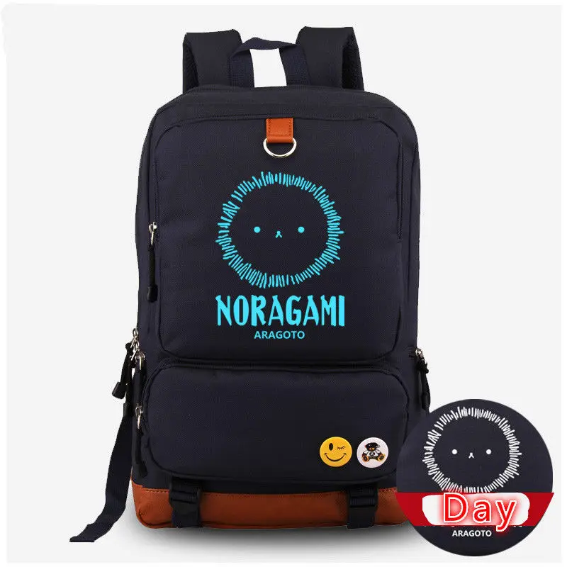 Синий aragoto Noragami Аниме Плеча Световой рюкзак Ноутбук Сумка Новый/wtag Модный