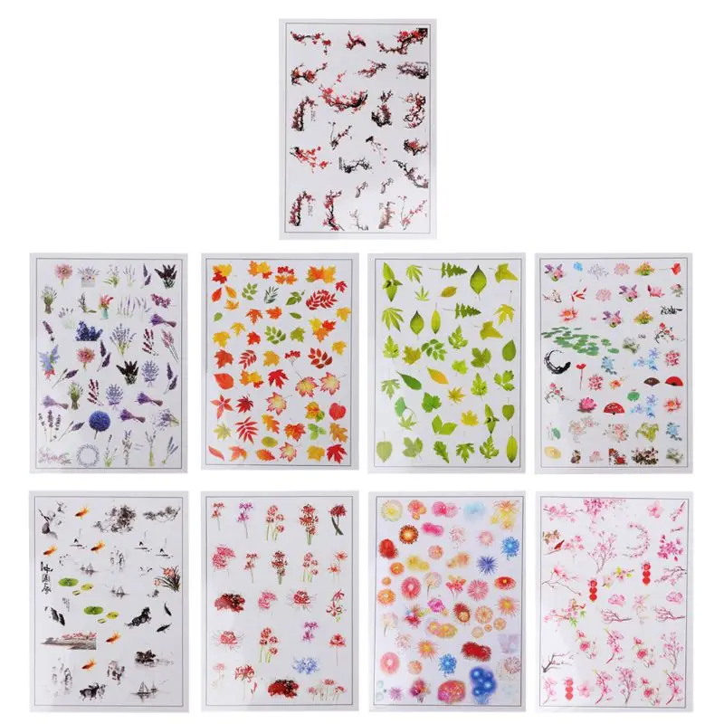 

Natural Flowers Leaves Goldfish Epoxy Resin Fillers Jewelry Fillings Materials 2019
