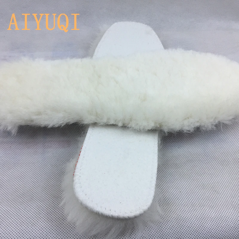 Natural wool female insoles fur Australia wool warm winter thick Sheepskin insoles