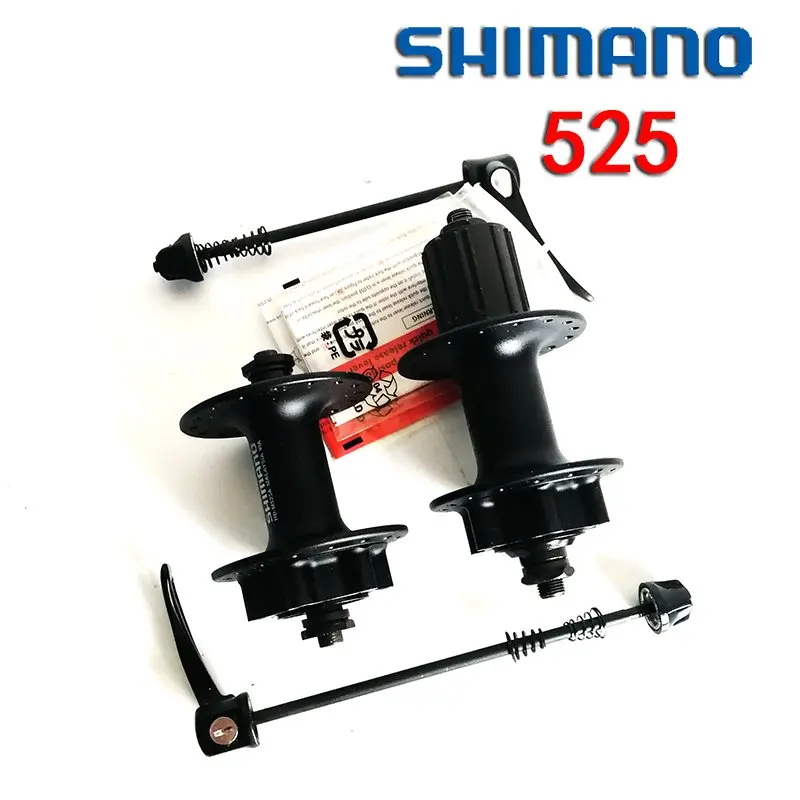 Shimano FH M525 и HB M525A диск велосипед концентратор набор 32 спицы 8 скоростей полые оси. Б/у