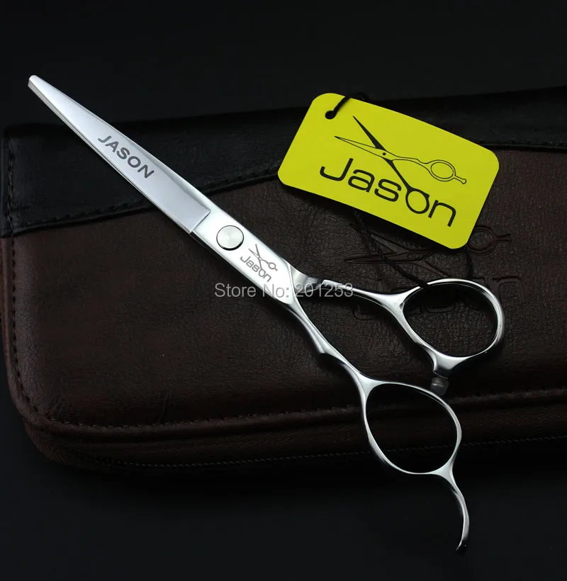 

6.0Inch/5.5Inch Professional Left Hand Cutting Scissors Jason Human Hair Shears for Salon Hairdressers,JP440C 1Pcs LZS0600
