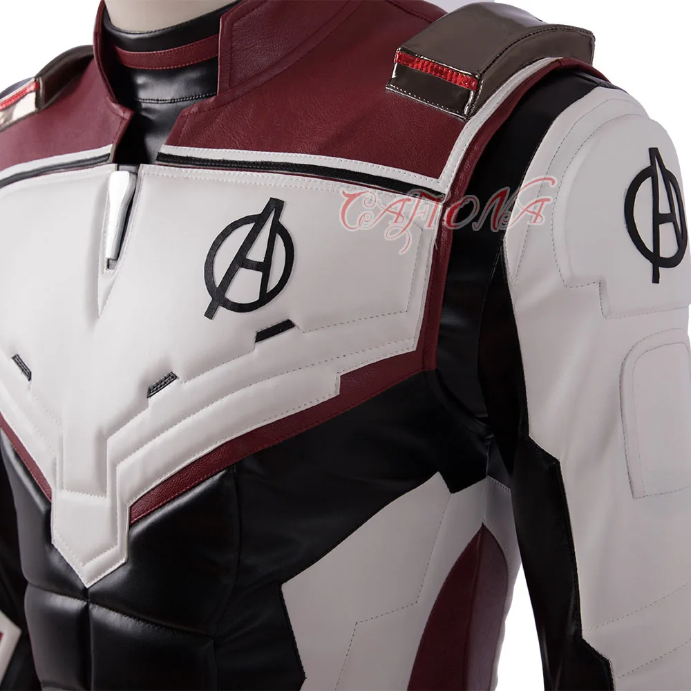 Avengers Endgame Quantum Realm Cosplay Costume Cool Fighting Outfits Leather Jumpsuits Superhero Sets