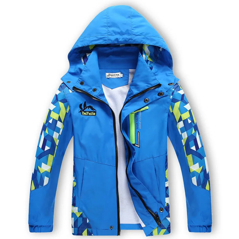 Winter Boys Girls Jackets Kids Hooded Coats Thick Thin 4 12Y Children s Active Outwear Double