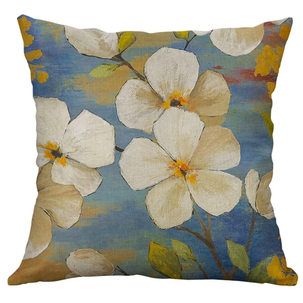 

Pillow Cover 45*45 Linen Pillow Cases For Wedding Simple Linen Creative Lovely Car Pillow Cover L528