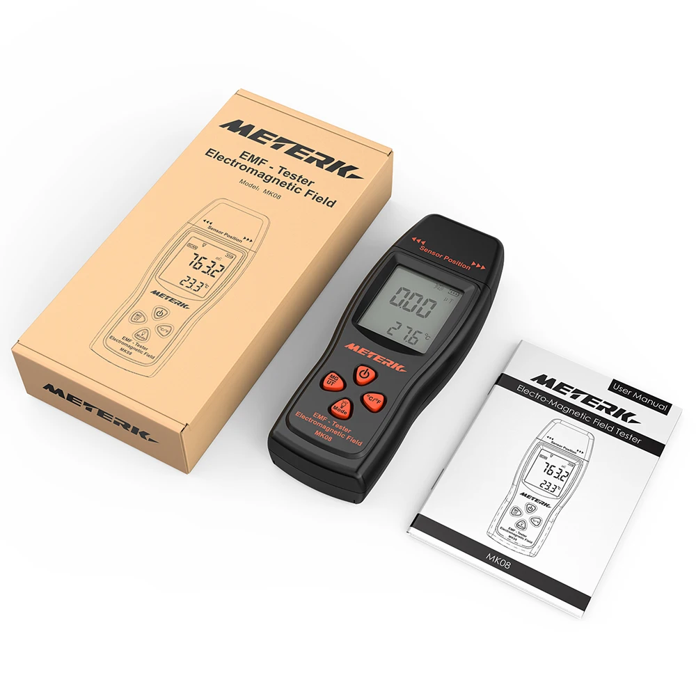 EMF Meter Handheld Mini Digital radiation dosimeter LCD EMF Detector Electromagnetic Field Radiation Tester Dosimeter Tester