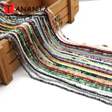 Натуральный 2 мм гематит бирюза нефрит Агаты Кварцевый Камень Бисер для самостоятельного изготовления ювелирных изделий ожерелье браслет женские серьги 15 дюймов