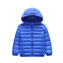 2-8T Children’s Winter Clothing Parka Coat Down Cotton Jacket 2018 New Light Thin Boys Girls Cotton-padded Jackets Outerwear