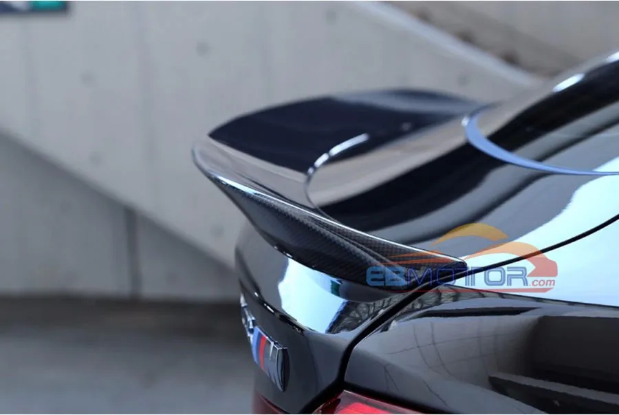 ebmotor-com Real Carbon Fiber Trunk Boot Lip Spoiler For BMW F16 X6 2015UP B407 4_4615