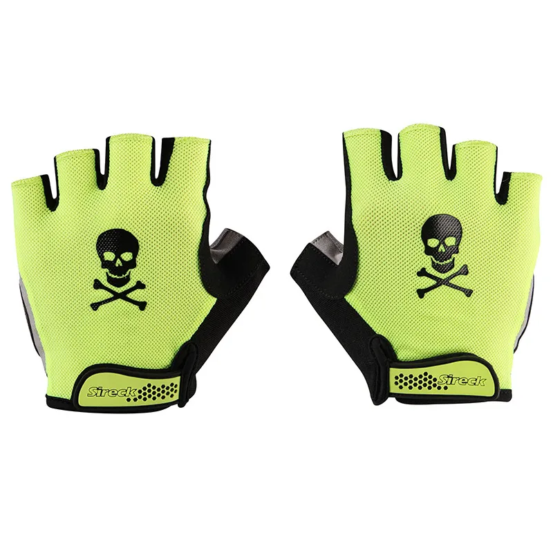 Sireck велосипедные перчатки Половина Finger велосипед перчатки с гелевыми вставками противоударный дышащий перчатки для Спортивного Велосипеда Для женщин Для мужчин Guantes Ciclismo