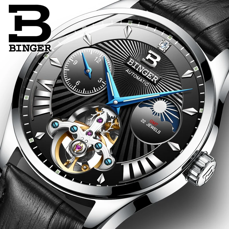Мужские водонепроницаемые часы скелетоны с сапфировым стеклом|watch brand|watch brand menwatch