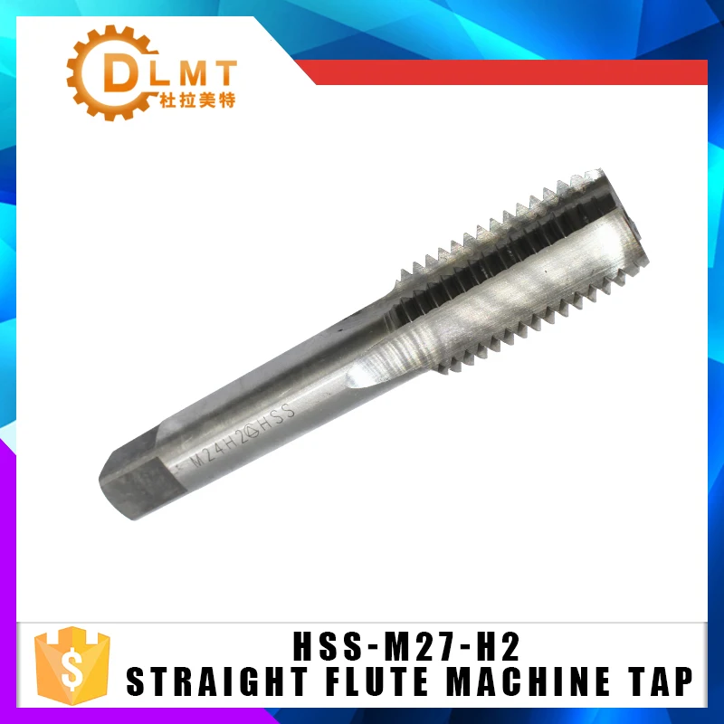 1pc HSS M27 Straight Flute Machine Tap H2 M27x1 M27X1.5 M27X2 M27X3 Bit High Speed Steel Threading Drill Cutter Tool | Инструменты