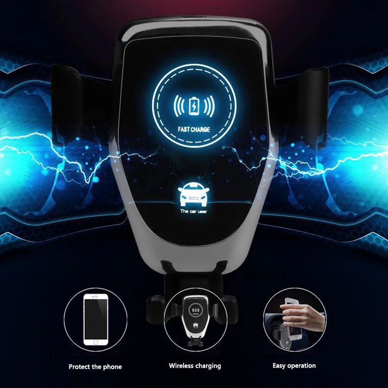  Qi Schnelle Drahtlose Lade für iPhone Xs X 8 Auto Drahtlose Ladegerät für Samsung Galaxy Schnelle L