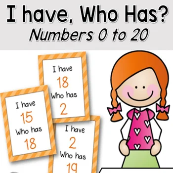 

21Pcs /set I have... Who has.. English Digital Number Flash Cards Pocket Card Kids Game Learning Educational Toys