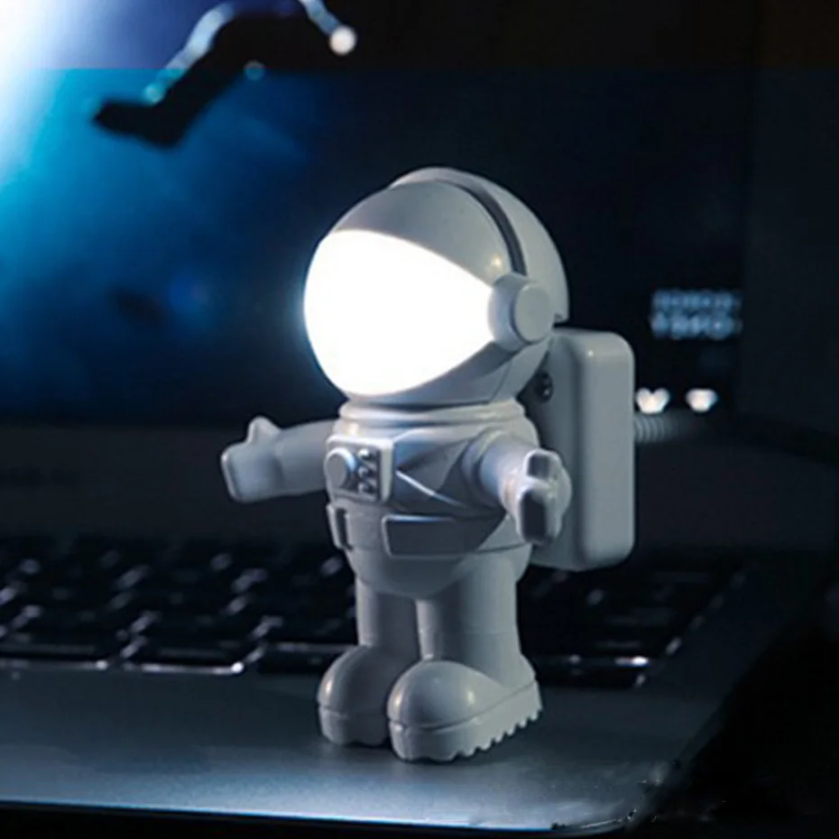 

Astronaut LED Lights Keyboard Light USB Night Lights Creative Book Lights Computer Table Lamps