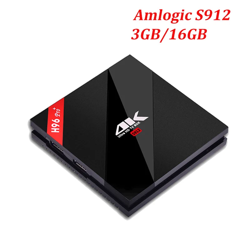 10 шт. H96 pro plus Восьмиядерный Amlogic S912 Smart tv box Android 7,1 медиаплеер 2,4G/5G wifi BT4.1 телеприставка - Цвет: 3GB 16GB
