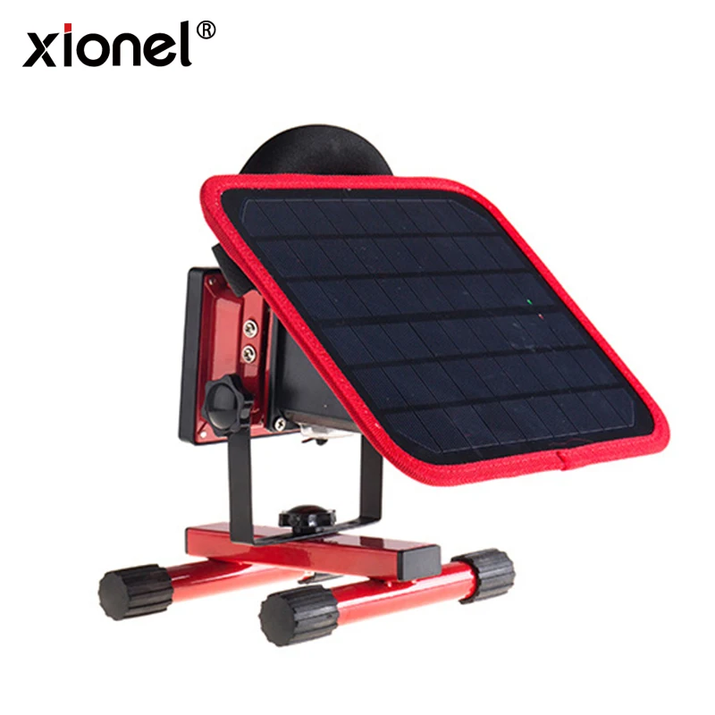 

Xionel Solar Panel LED Light Energy Outdoor Portable Solar Flood Light 10W Solar Spotlight Camping Light with Solar Panel