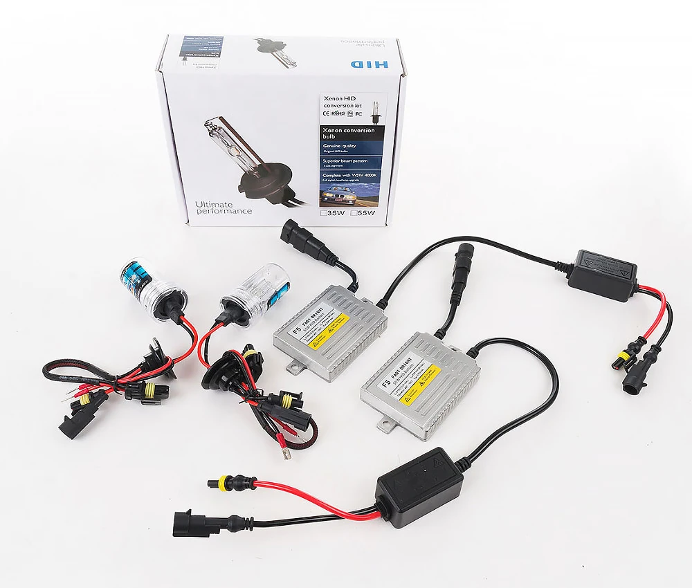 Ксеноновый H1 быстрый запуск F5 55 Вт H3 H4 1 H8 H9 H10 9004 9006 881 880 H7 HID комплект для