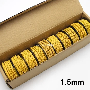

10 Rolls/Lot Wire Cable Marker Cable Sleeve PVC Number 0-9 1.5mm Square