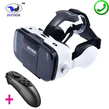 Z5 3D VR BOSS BOX Virtual Reality Google Cardboard Glasses Case 120 Degree Headphone Speaker Button