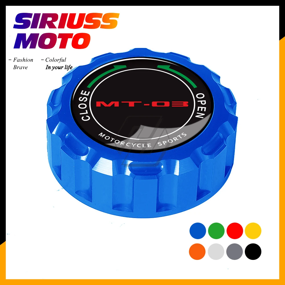 

Motorcycle Rear Brake Reservoir Cap Case for Yamaha MT03 MT-03 2015-2018