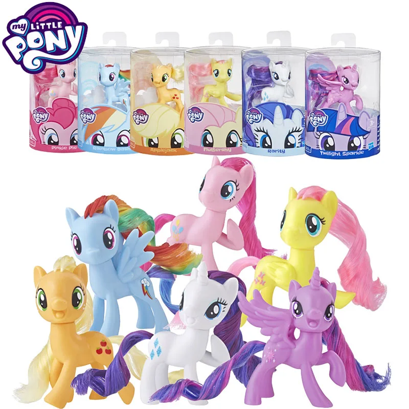 

Original Brand My Little Pony Toys Friendship is Magic Rainbow Pinkie Model Toy For Little Baby Birthday Gift Girl Bonecas