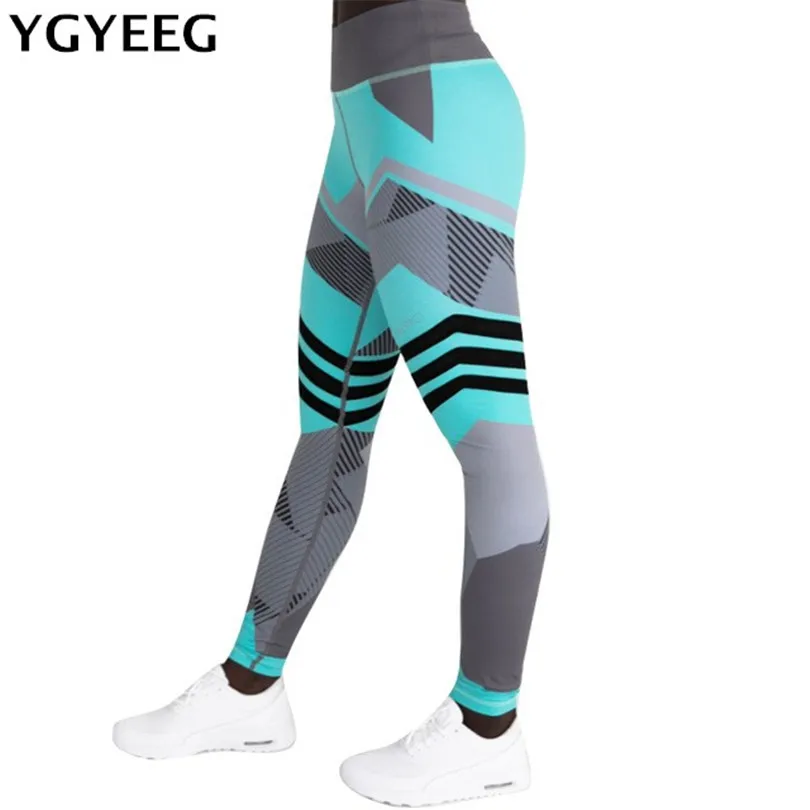 

YRRETY 2019 Fashion Work Out Elastic Leggings Women Printing Fitness Pencil Pants Female Casual Sweatwear Skinny Leggins S-XXXL