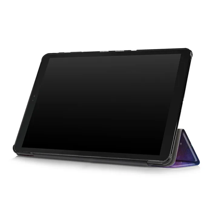 100 шт. чехол из искусственной кожи с подставкой для samsung Galaxy Tab 10,5 T590 T595 SM-T590 SM-T595 10," Tablet+ Экран протектор