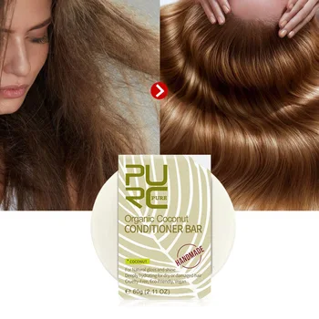 

PURC Organic Shampoo Bar 100% PURE No Chemicals or preservatives Vegan handmade cold processed hair shampoo Soap Hair Care Top